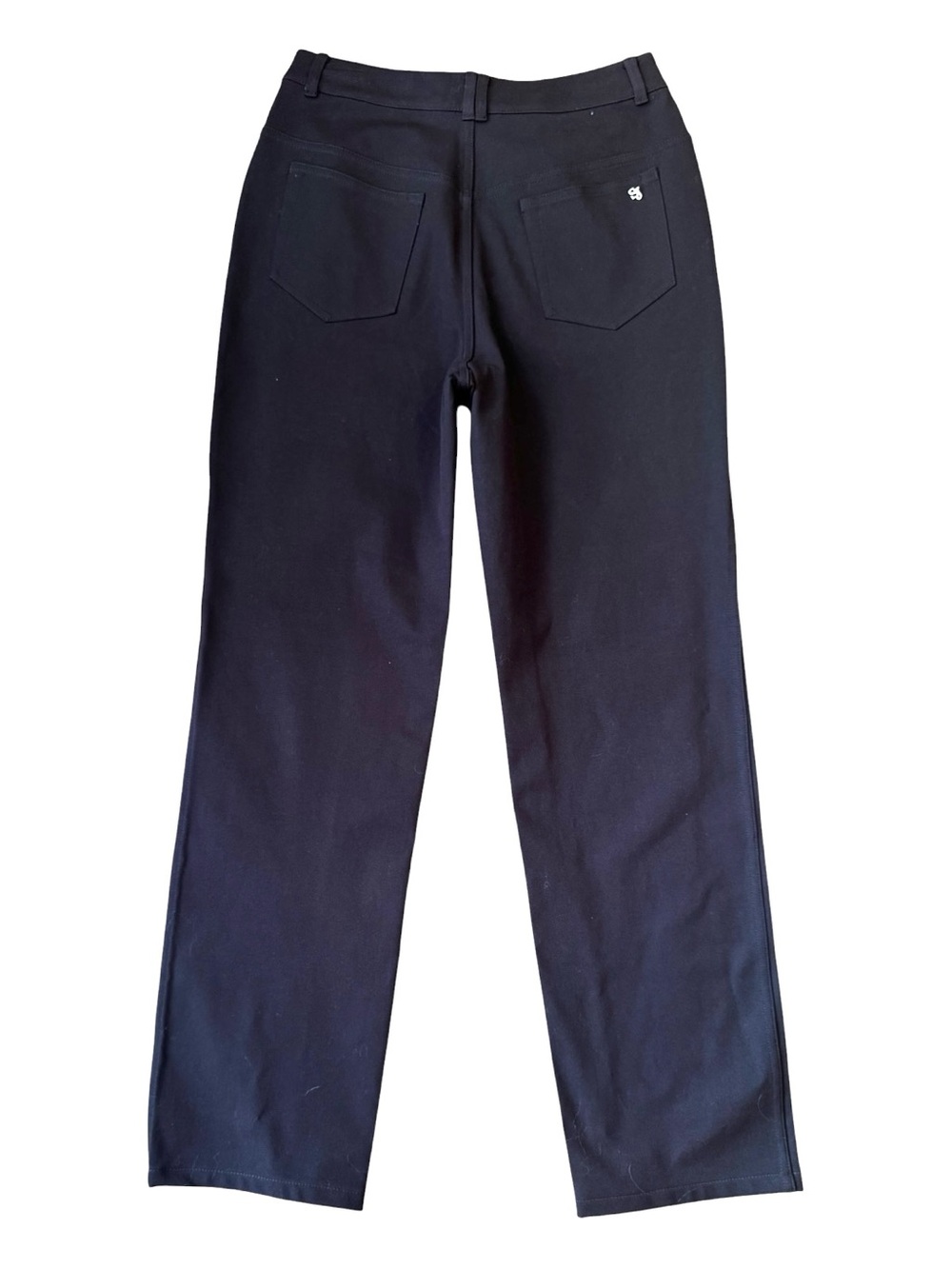 VTG St. John Brown High Rise Straight Leg Jeans | Minimalist Luxury Denim NWOT - Picture 4 of 11
